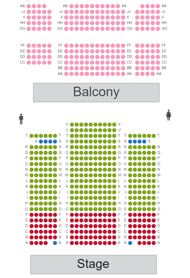 Seating Chart – Lincoln Theatre
